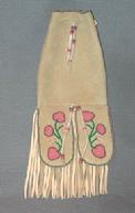 Buckskin Beaded Bag and other leather bags found at the Native American Trading Company in Denver Colorado.