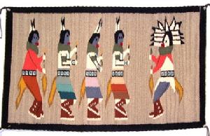 Native American Trading Company Navajo Ye'ii bichai Tapestry, Blanket and Rugs to choose from